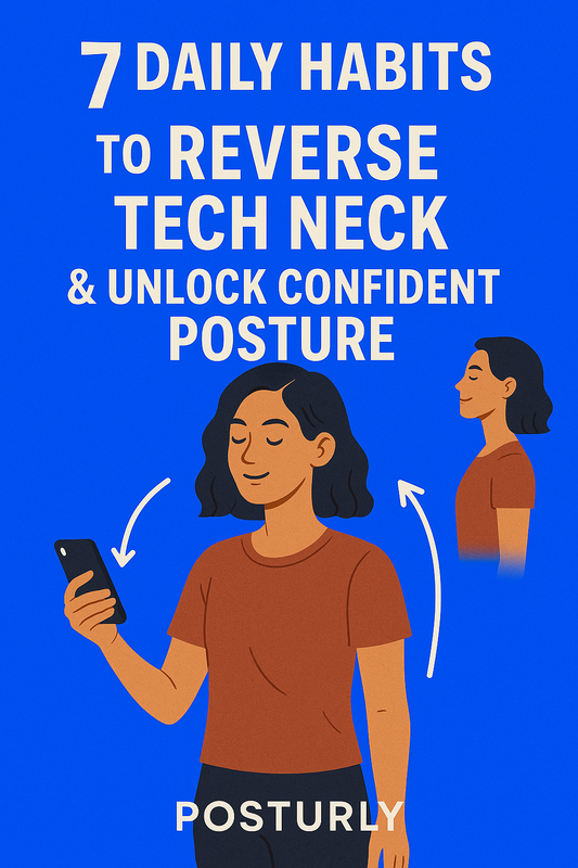 7 Daily Habits to Reverse Tech Neck & Unlock Confident Posture